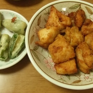 味付け塩コショウだけの塩から揚げ